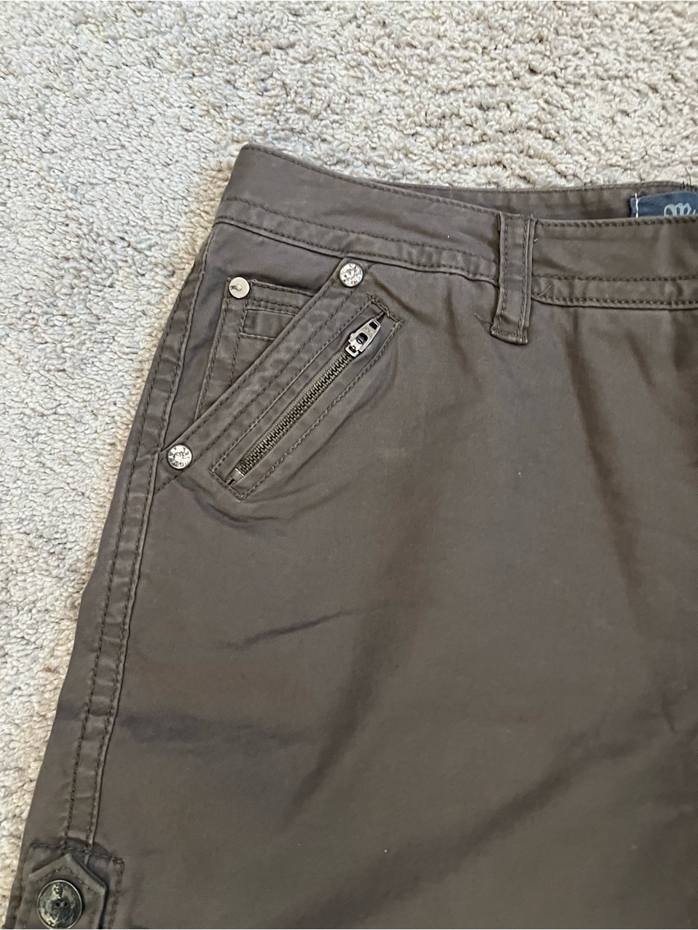 Miss Me Embellished Wing Pocket Shorts NWT Size 31 Western Y2K - Picture 6 of 14